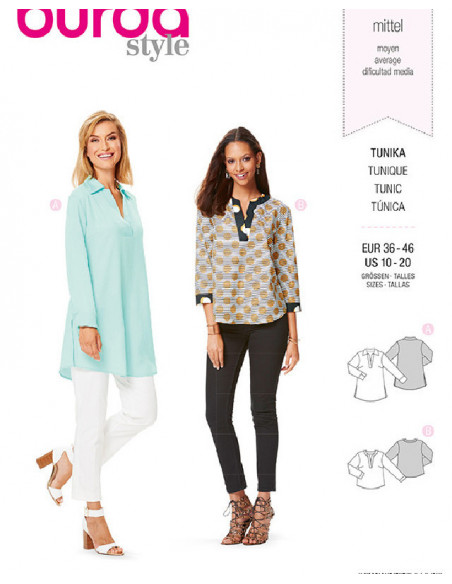 Patron Burda 6633 Tunique