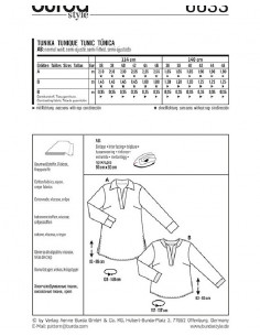 Patron Burda 6633 Tunique 2