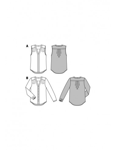 Patron Burda 6632 Tunique
