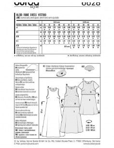 Patron Burda 6628 Robe 2