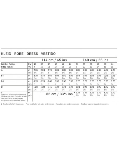 Patron Burda 6628 Robe