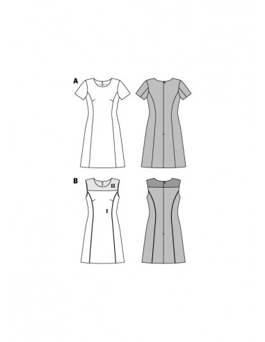 Patron Burda 6627 Robe