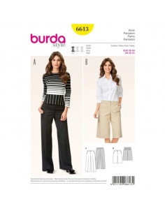 Patron Burda 6613 Pantalon et bermuda