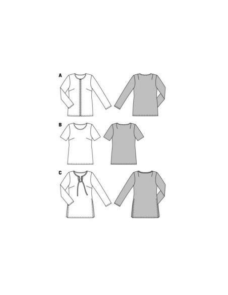 Patron Burda 6610 Veste et Tee-Shirt