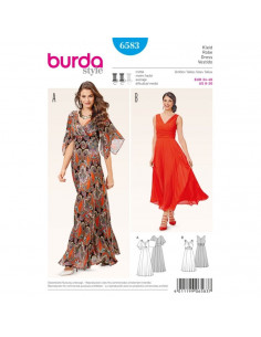 Patron Burda 6583 Robe