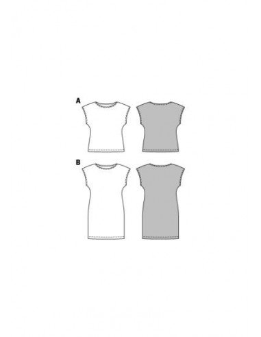 Patron Burda 6540 Haut et robe