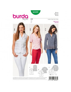 Patron Burda 6533 Blouse