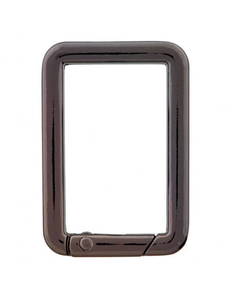 Mousqueton carré, 30mm, laiton