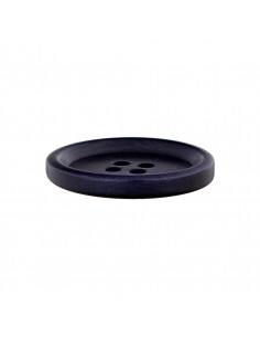 Bouton 4 trous, Ø 15mm, Corozo, bleu marine foncé 2