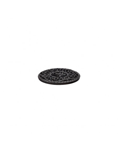 Bouton à trou, métal, 15mm, noir