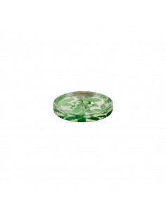 Bouton polyester, 4 trous, Ø 12mm, vert moyen 2