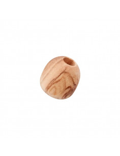 Embouts de cordon/passage, bois, 4mm, 15mm, beige 2