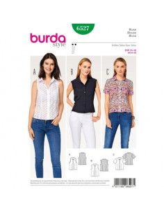 Patron Burda 6527 Blouse