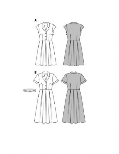 Patron Burda 6520 Robe