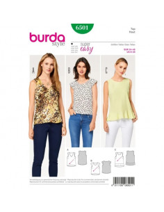 Patron Burda 6501 Top