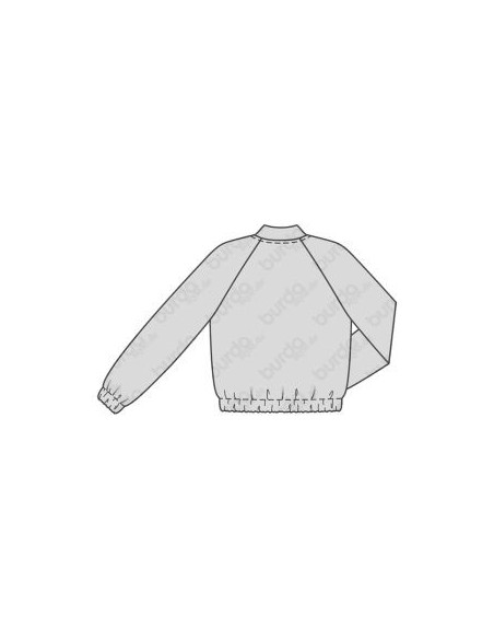 Patron Burda 6478 Veste