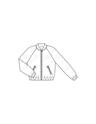 Patron Burda 6478 Veste