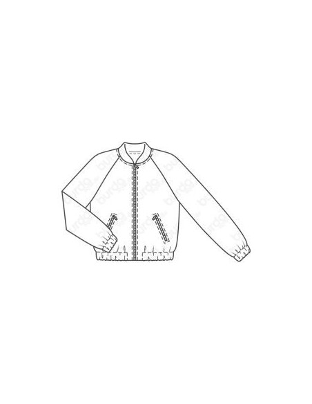 Patron Burda 6478 Veste