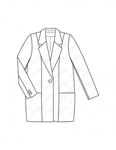 Patron Burda 6463 Veste