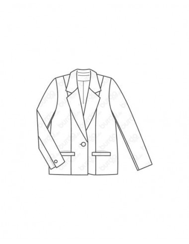 Patron Burda 6463 Veste