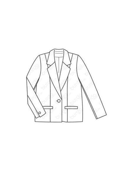 Patron Burda 6463 Veste