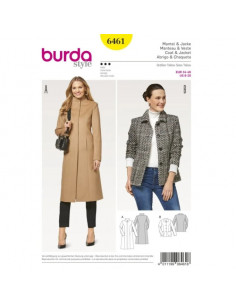 Patron Burda 6461 Manteau et veste