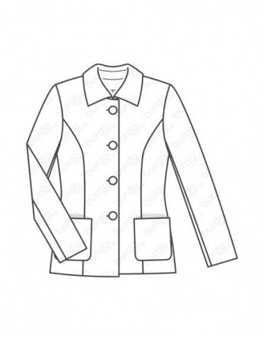 Patron Burda 6461 Manteau et veste