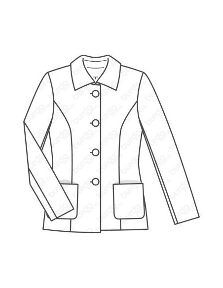 Patron Burda 6461 Manteau et veste