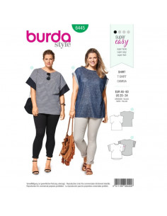 Patron Burda 6445 T shirt