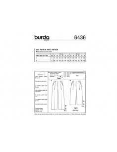 Patron Burda 6436 Pantalon 2