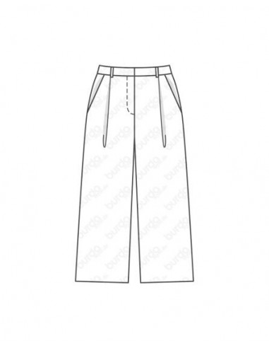 Patron Burda 6436 Pantalon