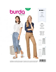 Patron Burda 6432 Pantalon