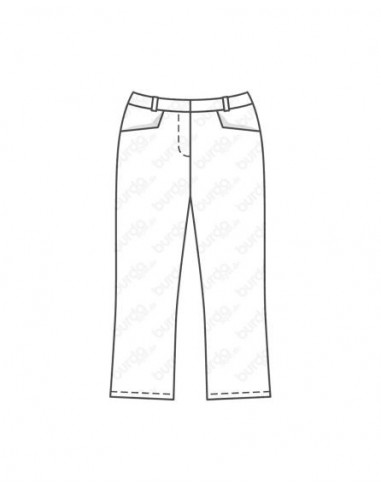 Patron Burda 6432 Pantalon