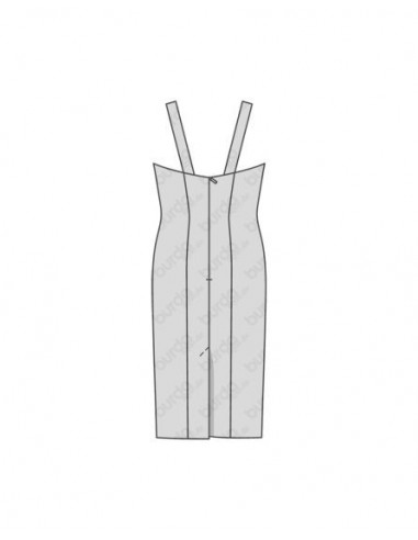 Patron Burda 6423 Robe