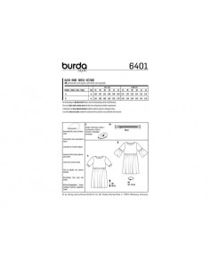 Patron Burda 6401 Robe 2