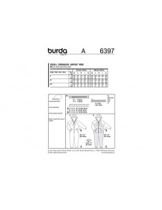 Patron Burda 6397 Combinaison 2