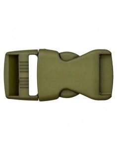 Fermoir bouclip, 30mm, vert olive