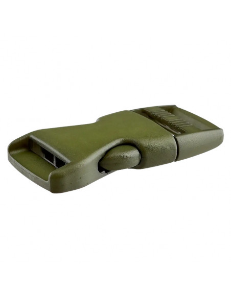 Fermoir bouclip, 30mm, vert olive