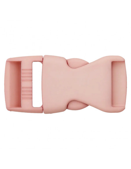 Fermoir bouclip, 30mm, rose