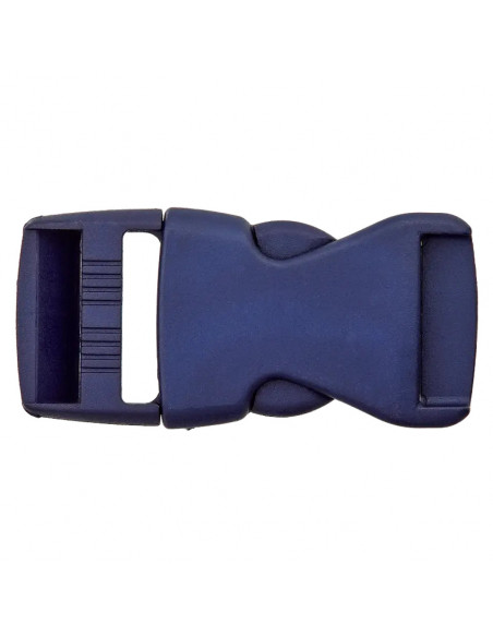 Fermoir bouclip, 30mm, bleu marine