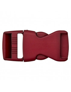 Fermoir bouclip, 30mm, bordeaux