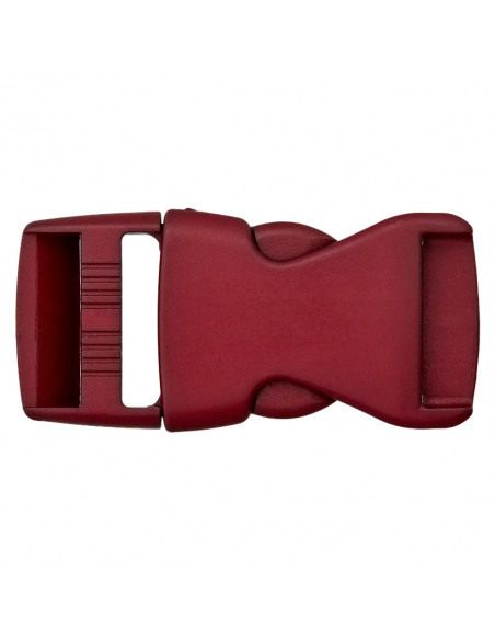 Fermoir bouclip, 30mm, bordeaux