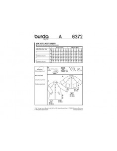 Patron Burda 6372 Manteau pour dames 2