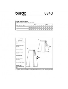 Patron Burda 6340 - Jupe pour femmes de 36 à 46 2