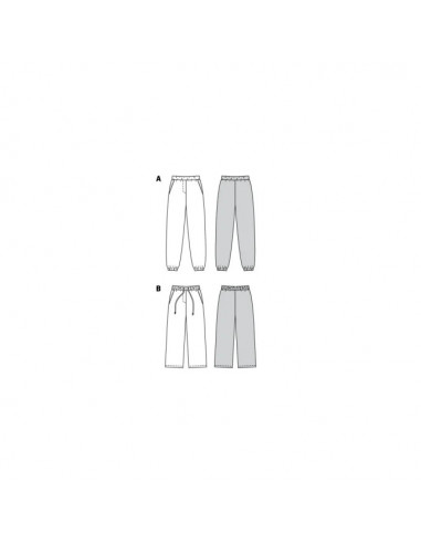 Patron Burda 6333 - Pantalon pour femmes de 34 à 44