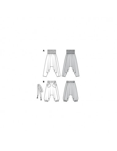 Patron Burda 6316 - Pantalon pour femmes de 32 à 46