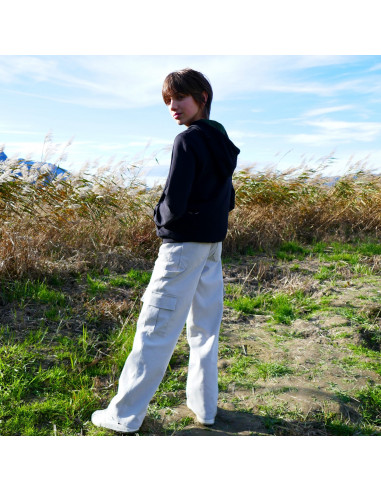 Patron Petits D'om, Buffalo,  jean, bermuda ou pantalon cargo pour garçon, 2 à 16 ans