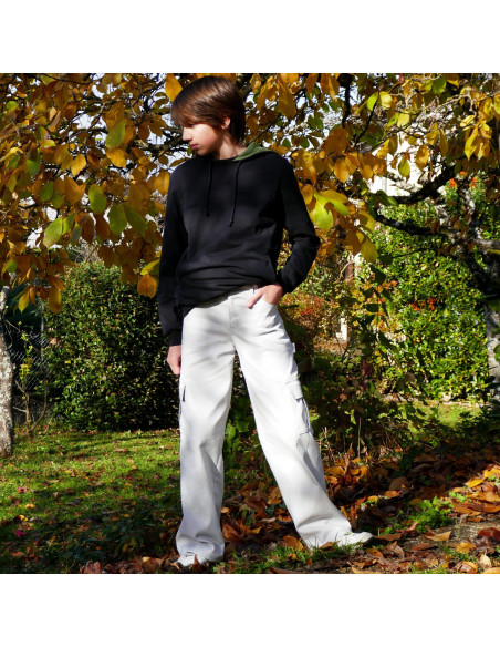 Patron Petits D'om, Buffalo,  jean, bermuda ou pantalon cargo pour garçon, 2 à 16 ans