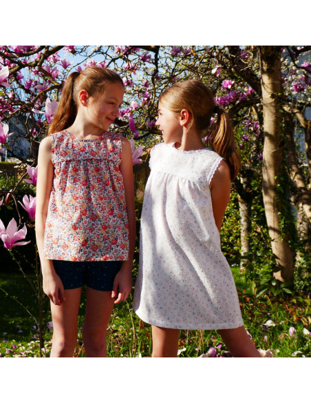 Patron Petits D'om, Celesta, top ou robe (de 2 à 16ans)