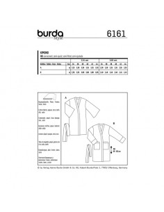Patron Burda 6161 Kimono peignoir - du 34 au 44 2